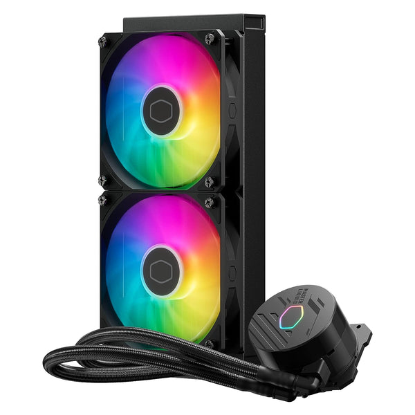 【父親節獻禮】Cooler Master MasterLiquid ML240L Core ARGB 水冷散熱器 黑 / 白