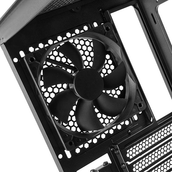 SilverStone SETA A1 鋁面板鋼製機身ATX (黑/銀/玫瑰金) ( SST-SEA1TB-G)