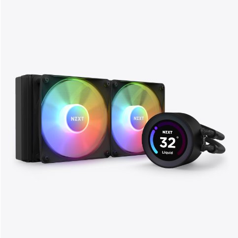 (倒數優惠)NZXT Kraken Elite 240mm RGB AIO Dsplay 水冷散熱器
