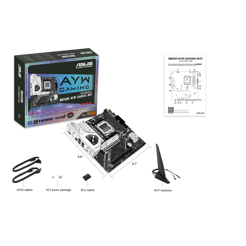 ASUS 華碩 B850M AYW GAMING WIFI MATX 主機板 (DDR5)