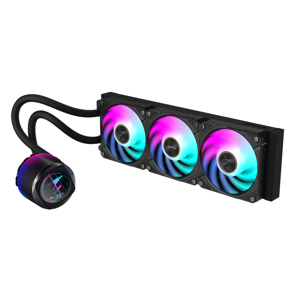 GIGABYTE 技嘉 AORUS WATERFORCE X II 360 水冷散熱器  (黑/白)