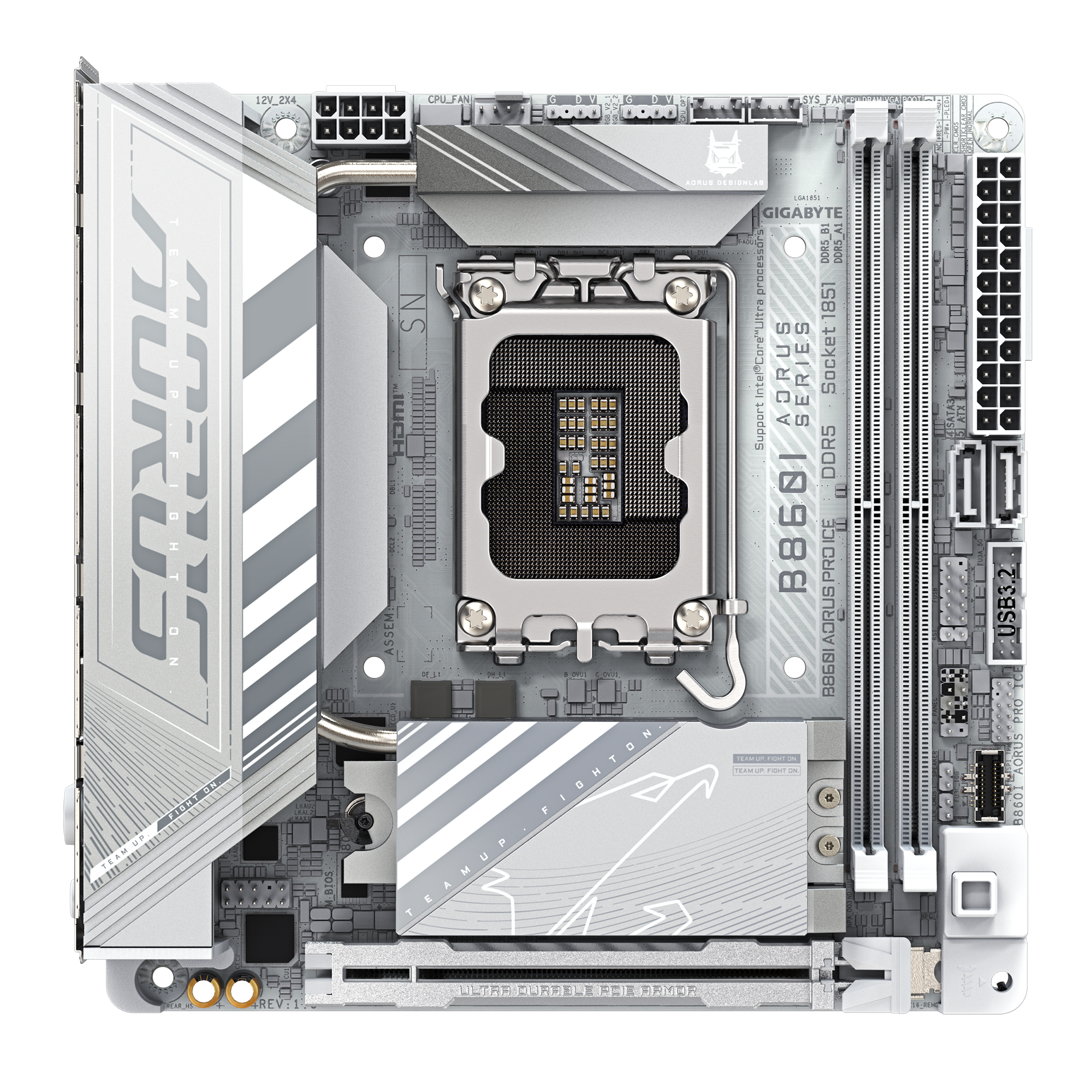 GIGABYTE 技嘉 B860I AORUS PRO ITX 白色主機板