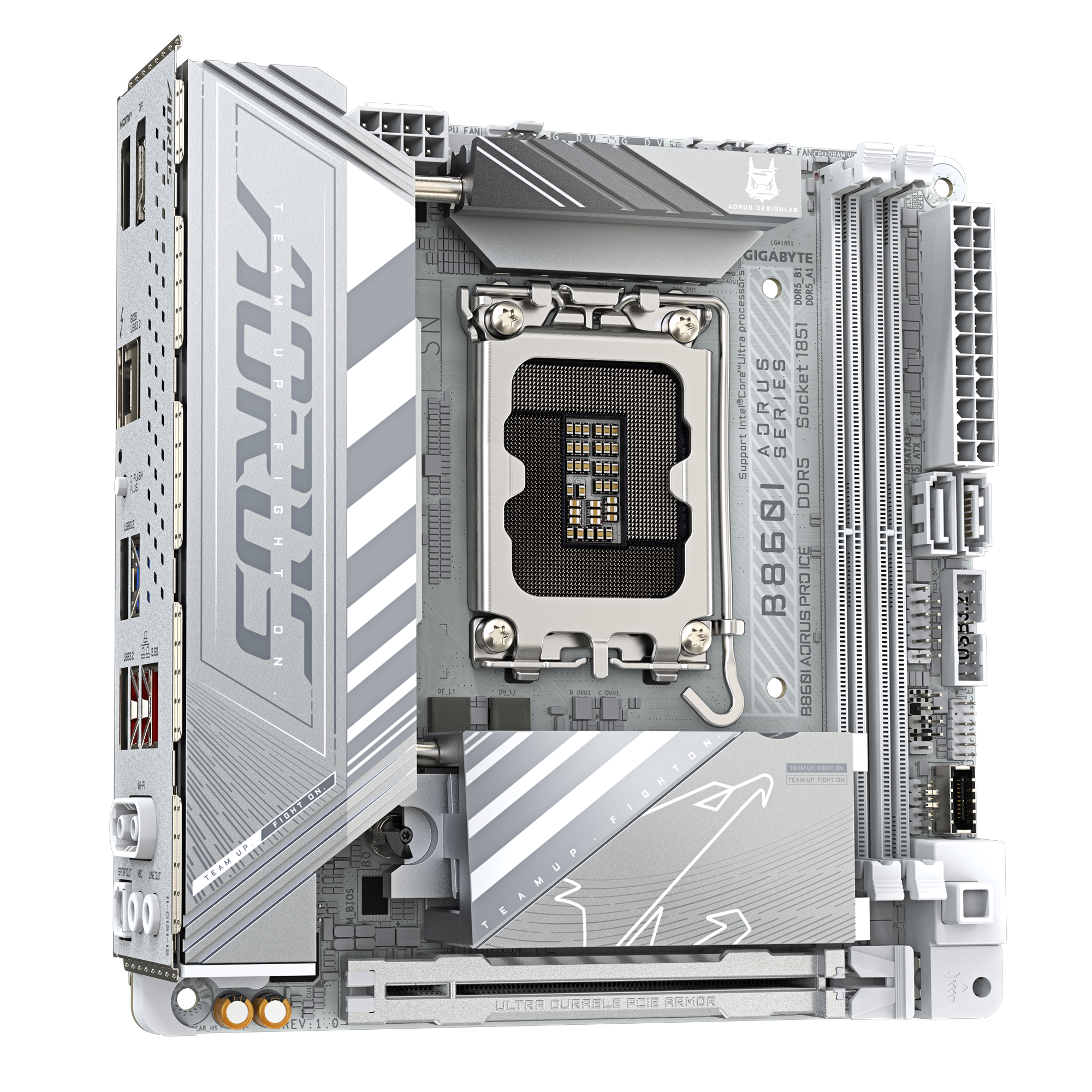 GIGABYTE 技嘉 B860I AORUS PRO ITX 白色主機板
