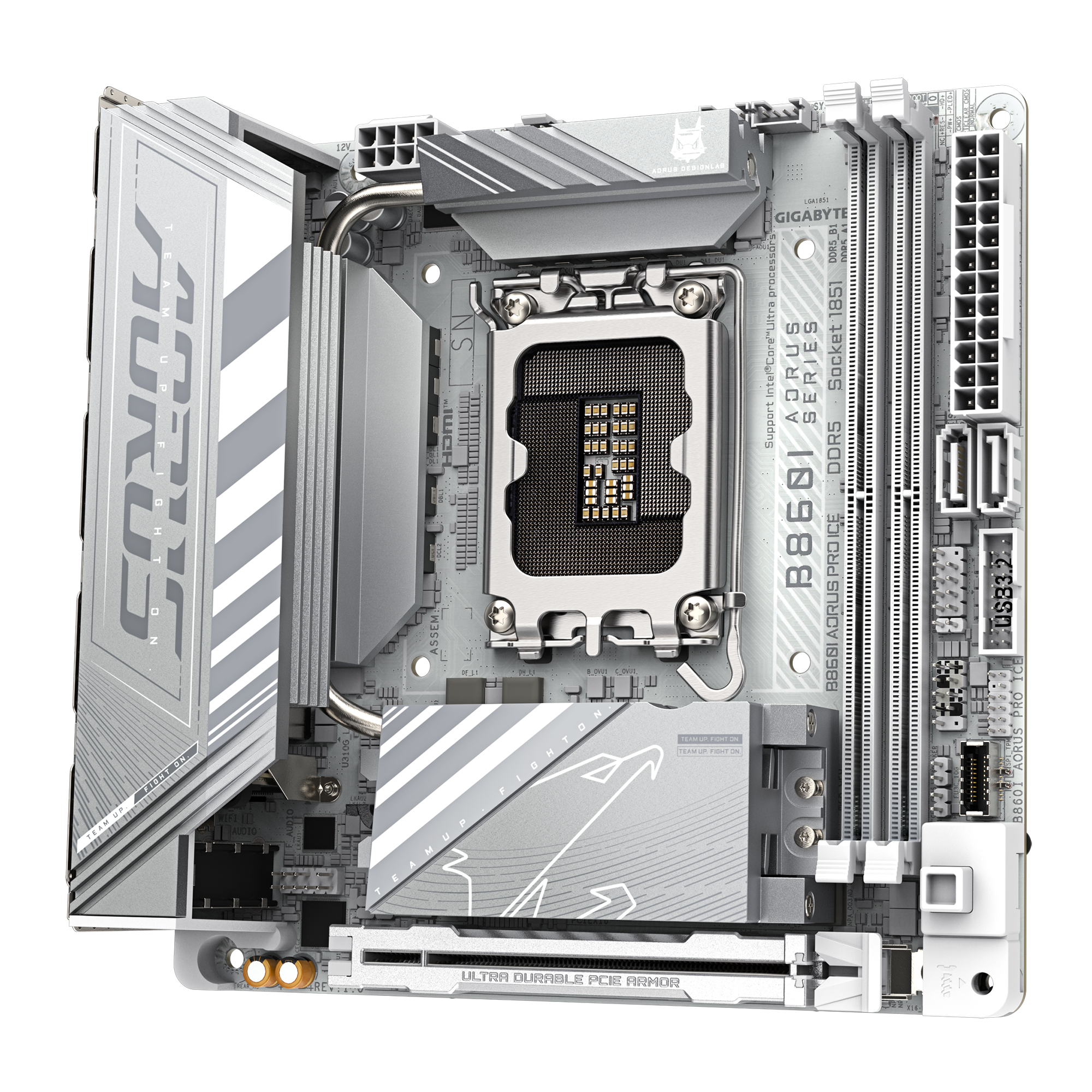 GIGABYTE 技嘉 B860I AORUS PRO ITX 白色主機板