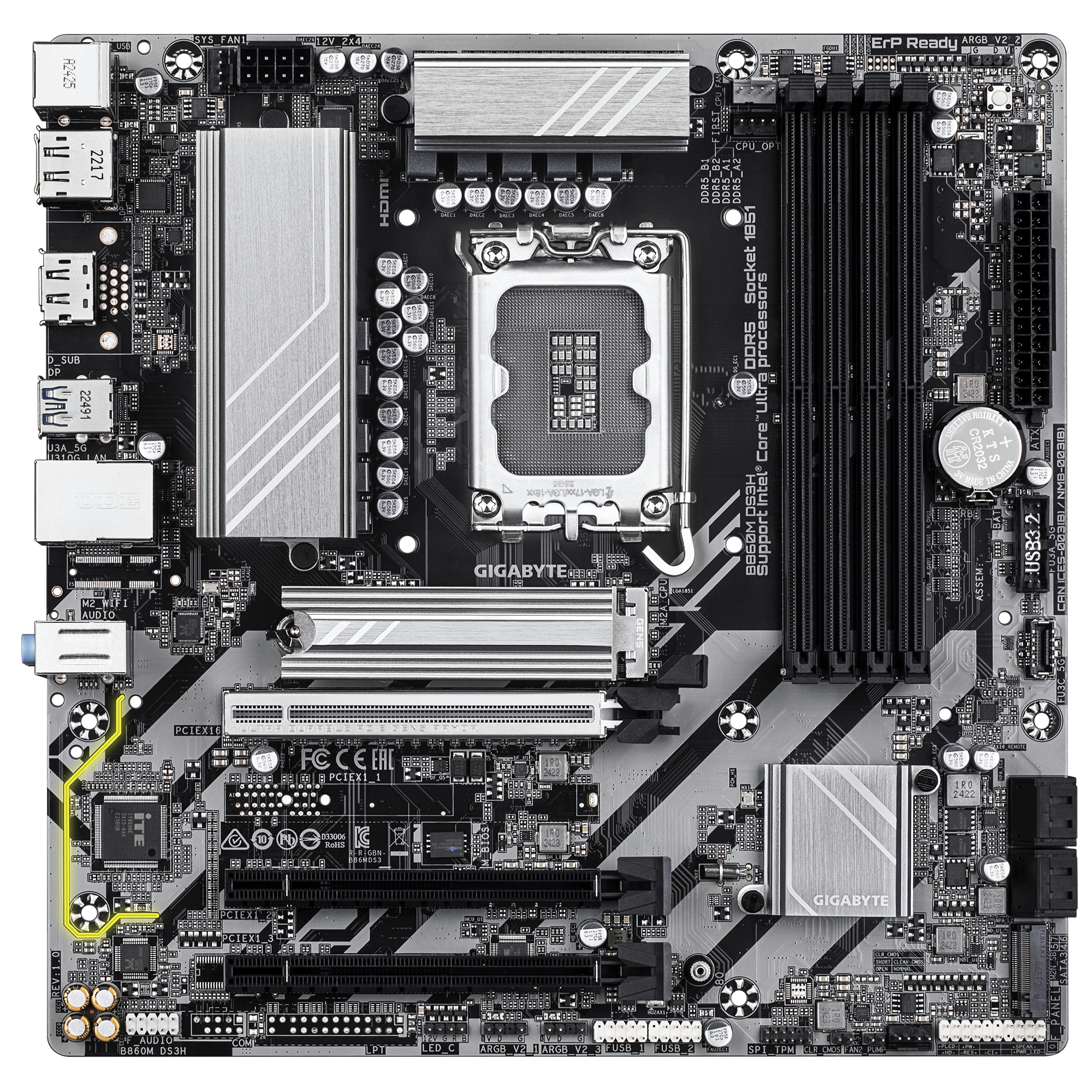 GIGABYTE 技嘉 B860M DS3H MATX 主機板
