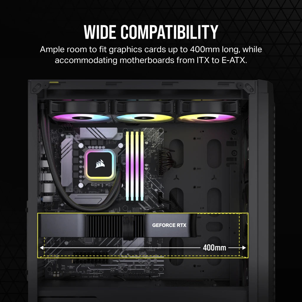 CORSAIR 480T RGB Airflow ATX 中塔機箱 強化玻璃