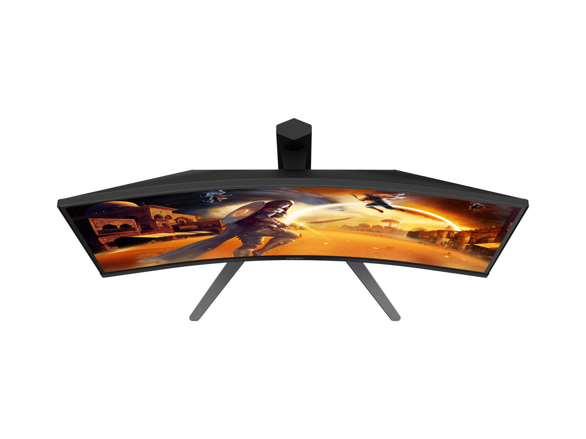 AOC CQ27G4 Monitor電競顯示器27 吋曲面180Hz VA 2560 × 1440（QHD）低藍光模式和狙擊鏡
