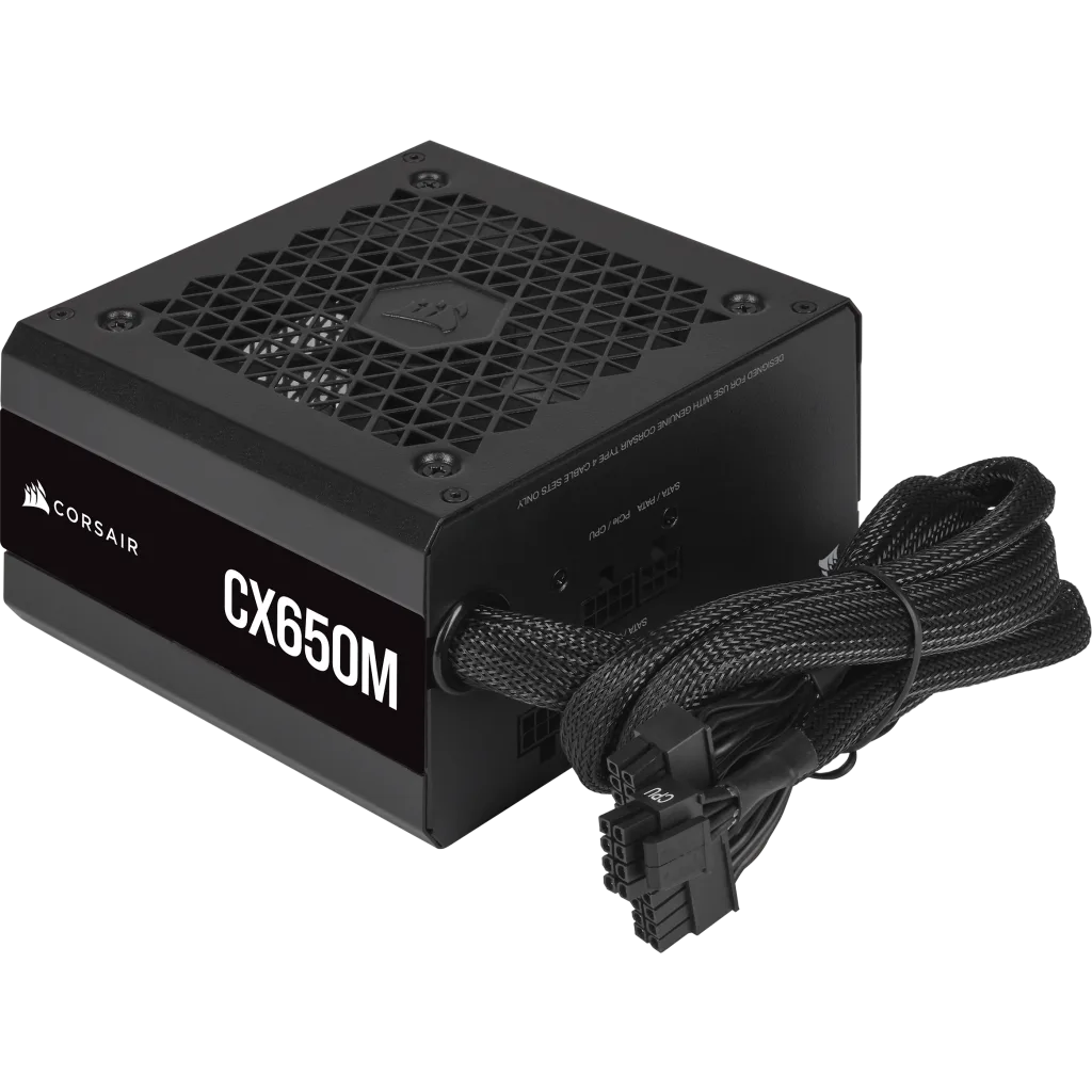 Corsair CX650M 650W 80Plus Bronze Semi Modular 銅牌 主機電源 (5年保) 半模組