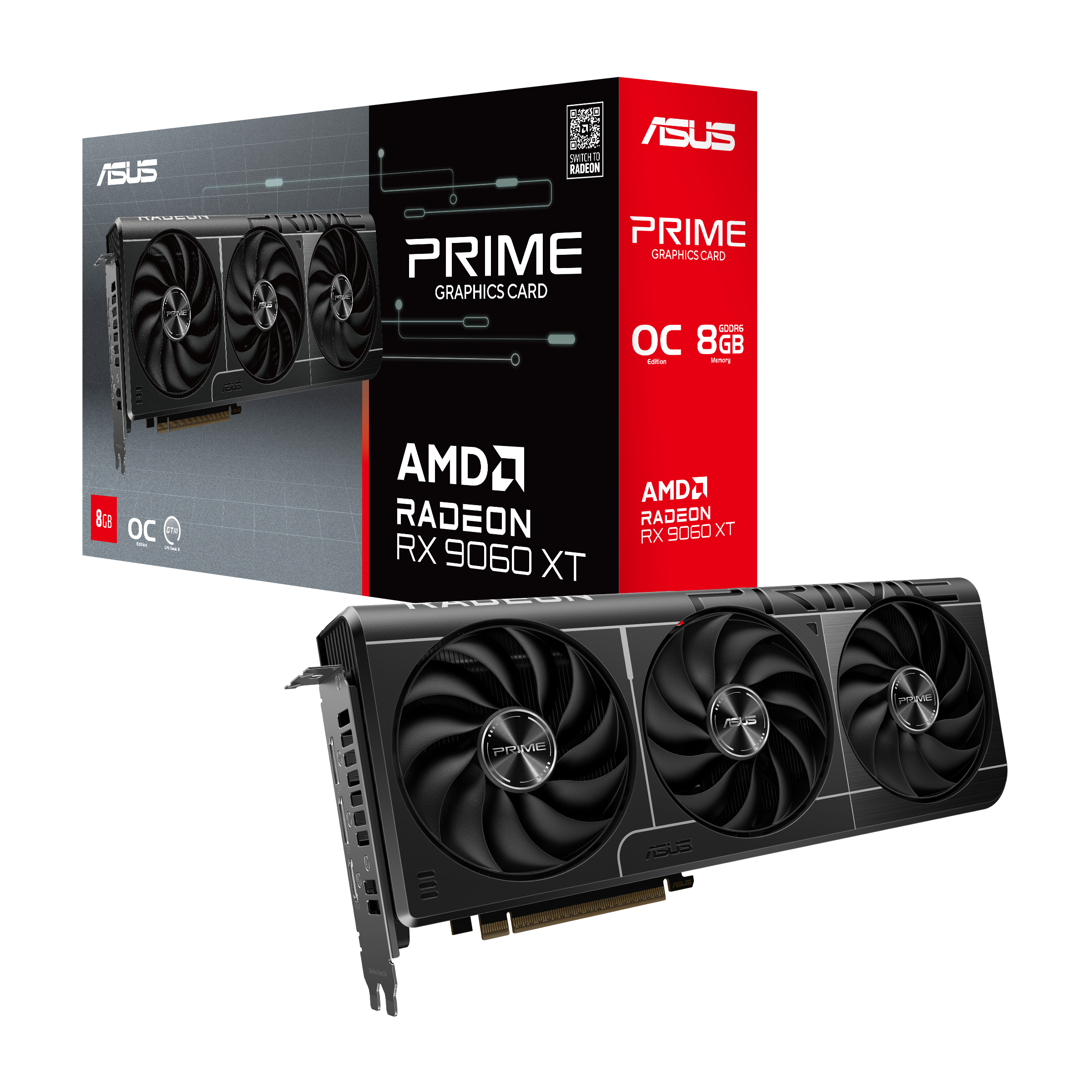 ASUS 華碩 Prime Radeon RX 9060 XT 8GB GDDR6 OC 顯示卡