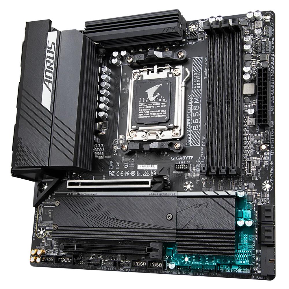 GIGABYTE 技嘉 B650M AORUS ELITE AX Micro-ATX 主機板 (DDR5)