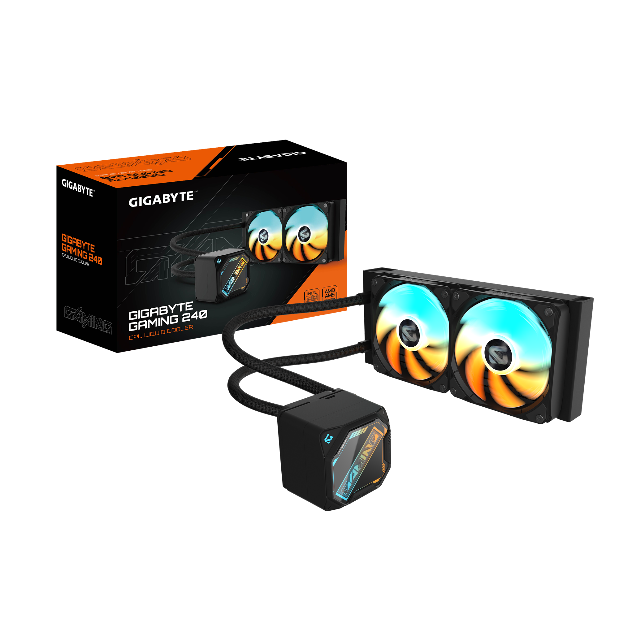 GIGABYTE 技嘉 GAMING 240 水冷散熱器  (黑/白)