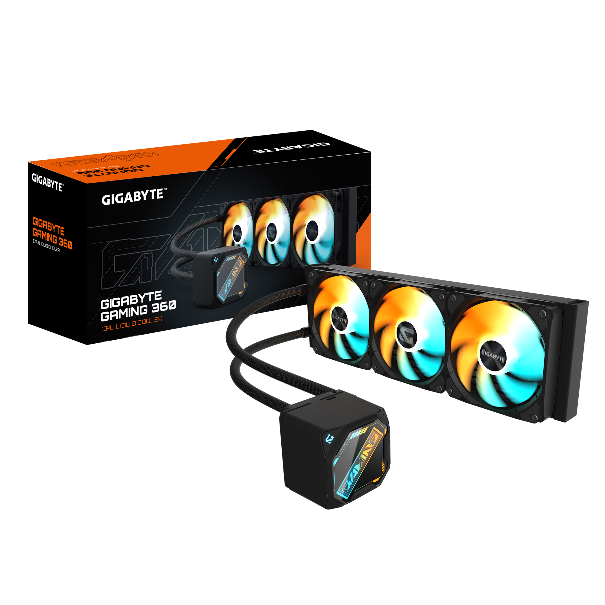 GIGABYTE 技嘉 GAMING 360 水冷散熱器  (黑/白)