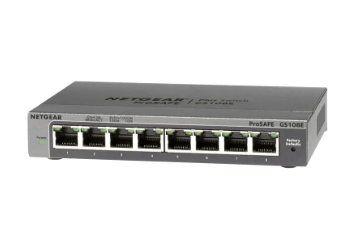 Netgear GS108E PROSAFE 8-port Gigabit Ethernet Switch