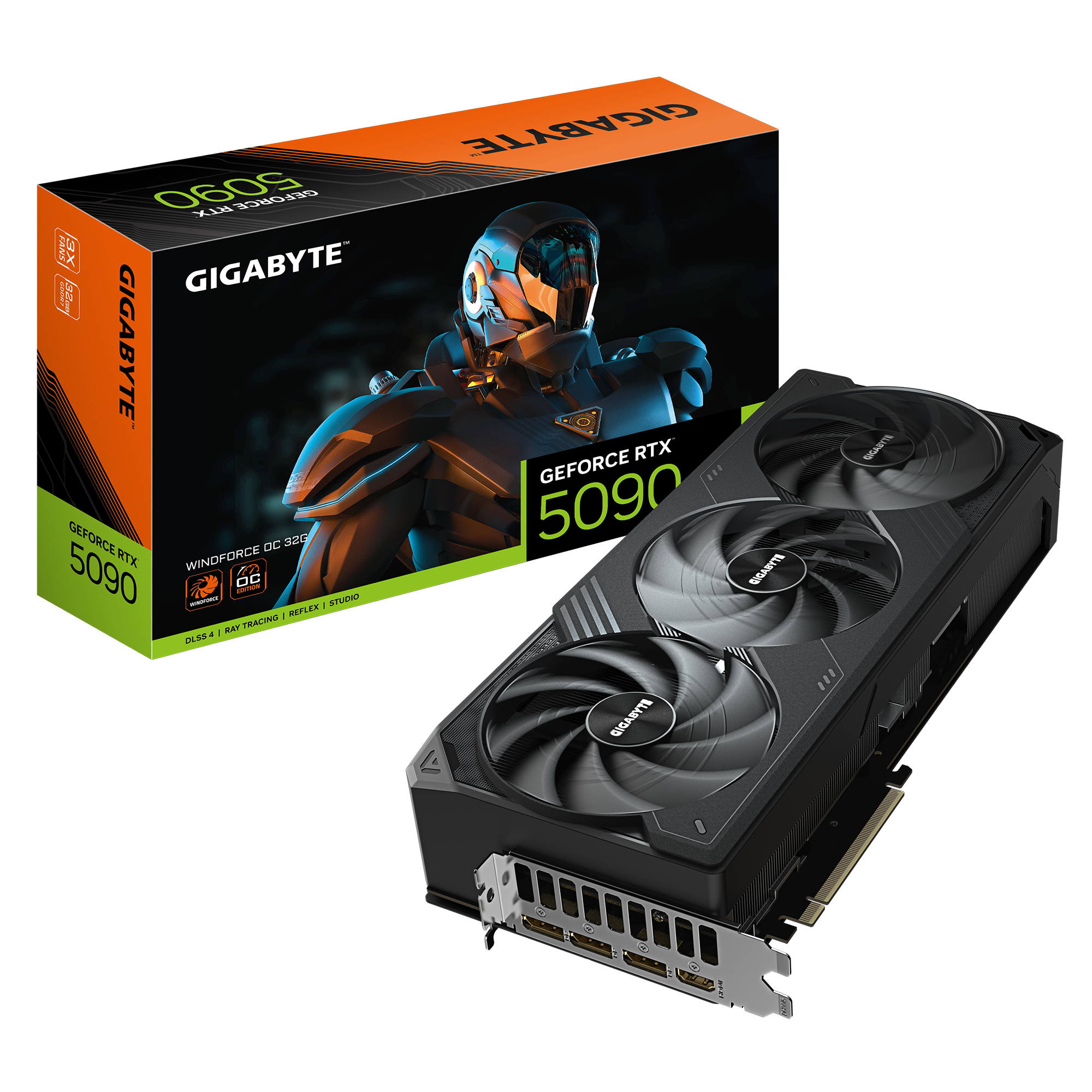 【父親節獻禮】GIGABYTE 技嘉 GeForce RTX 5090 WINDFORCE OC 32GB 顯示卡