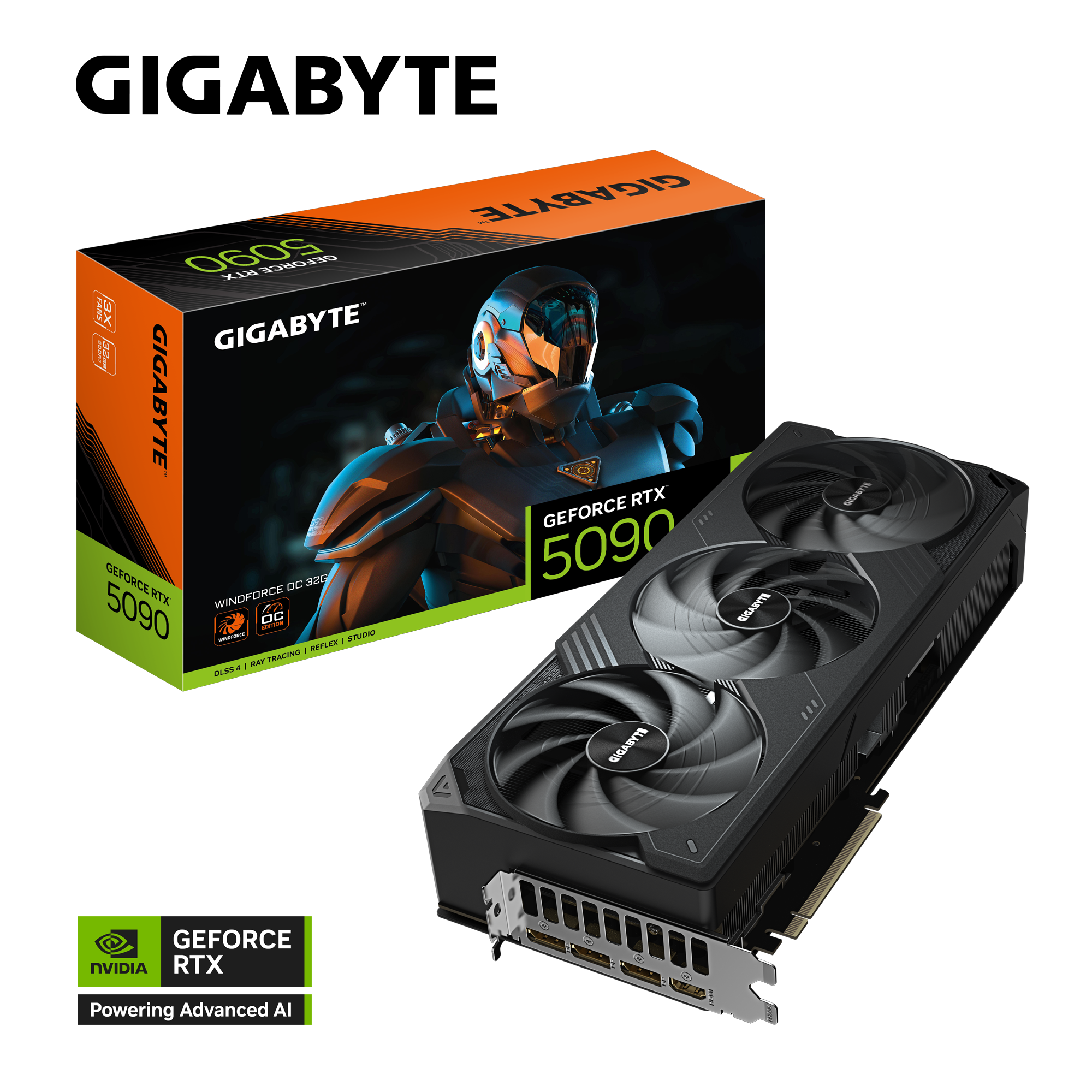 【父親節獻禮】GIGABYTE 技嘉 GeForce RTX 5090 WINDFORCE OC 32GB 顯示卡