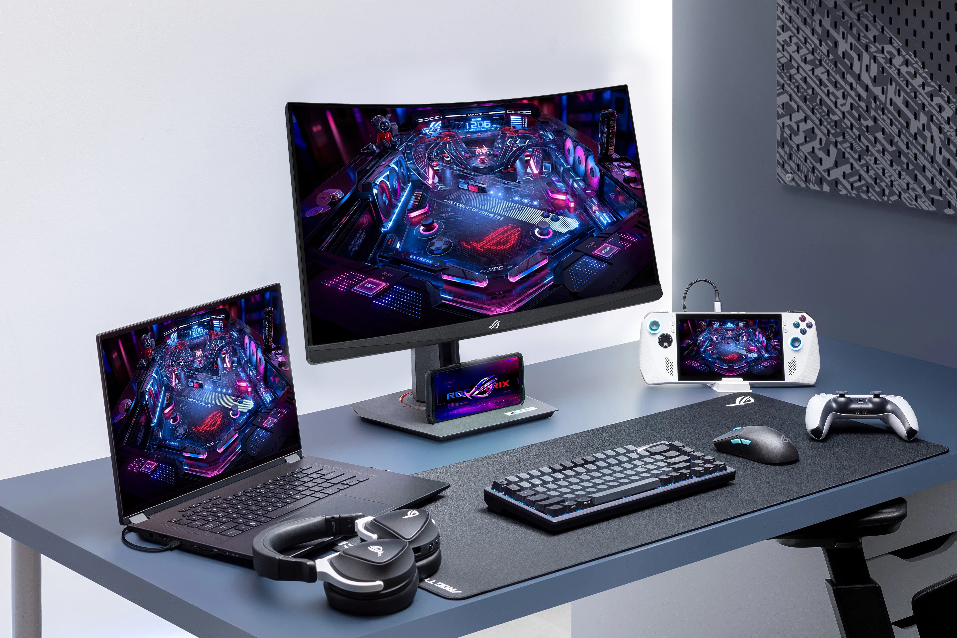 ASUS 華碩 ROG Strix XG27WCMS 曲面電競顯示器 (27吋 / WQHD [2560 x 1440] / 280Hz / 1ms / Fast VA / HDR10 / Curved 1500R / Adaptive-Sync / Type-C 15W)