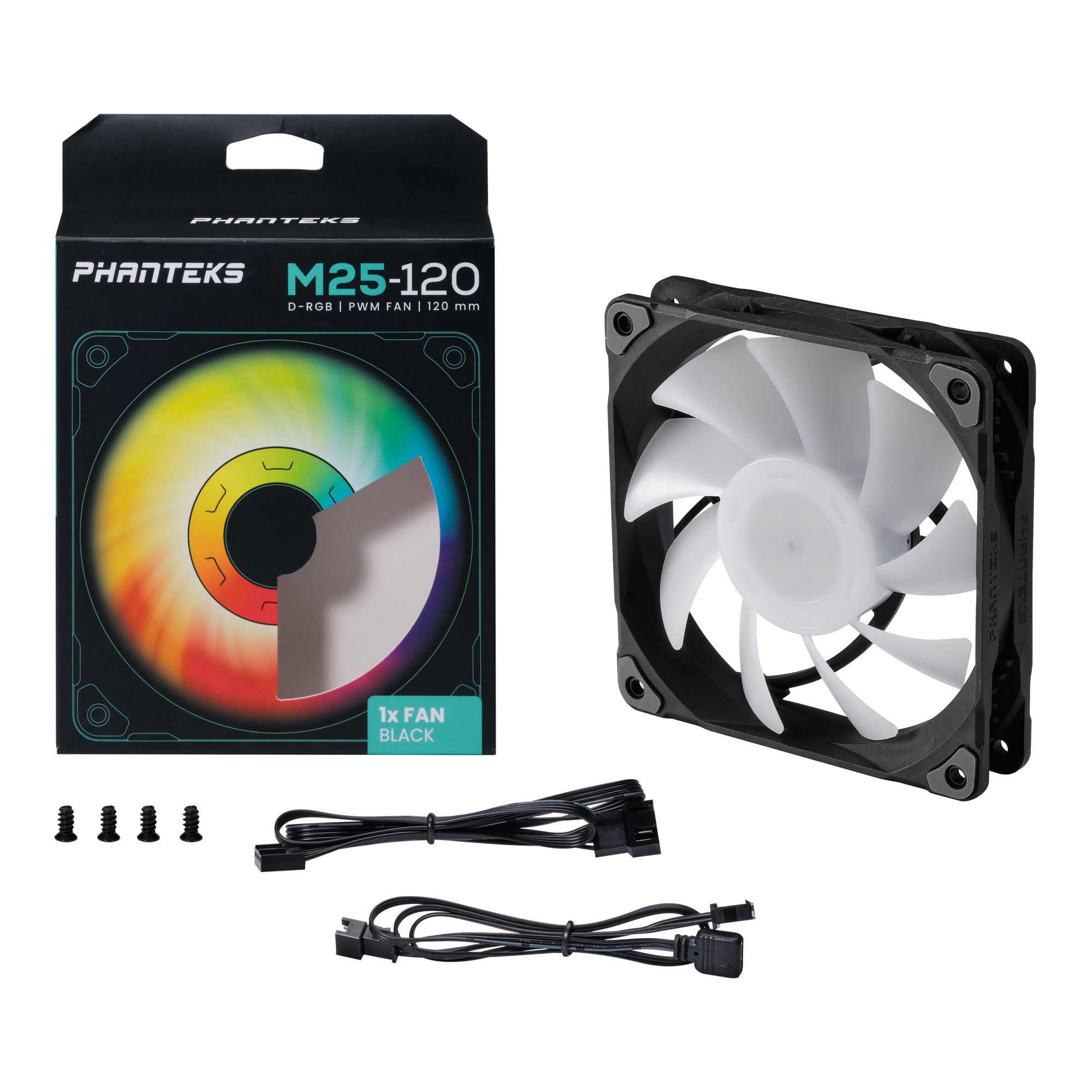 Phanteks M25-120 PWM DRGB Case Fan 機箱風扇 5年保養