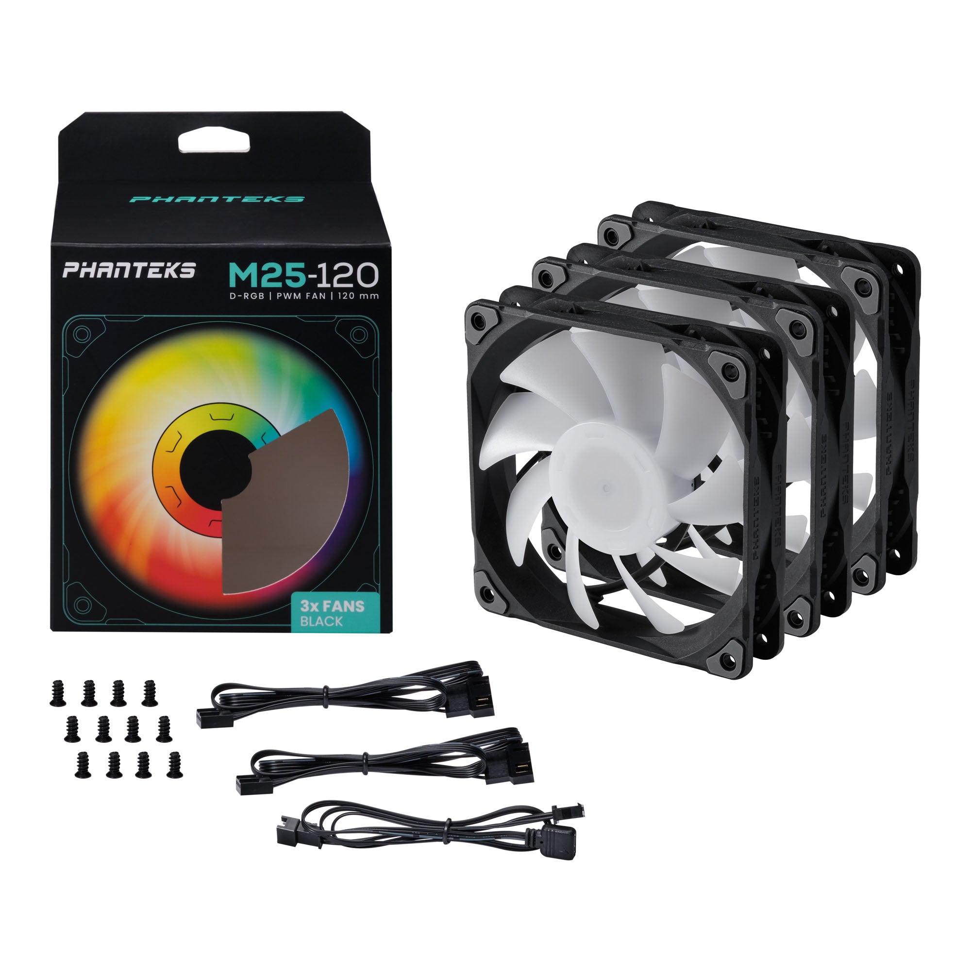 Phanteks M25-120 PWM DRGB Case Fan 機箱風扇 5年保養