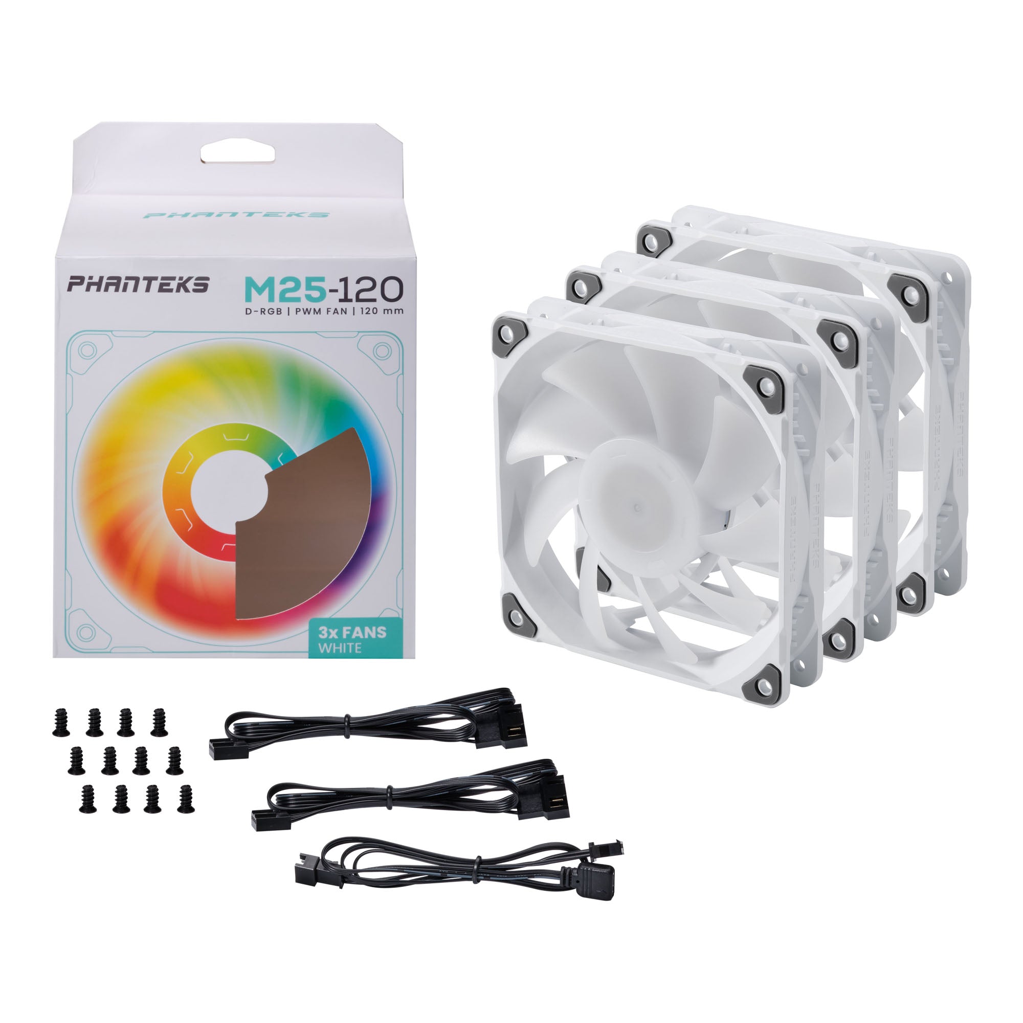 Phanteks M25-120 PWM DRGB Case Fan 機箱風扇 5年保養