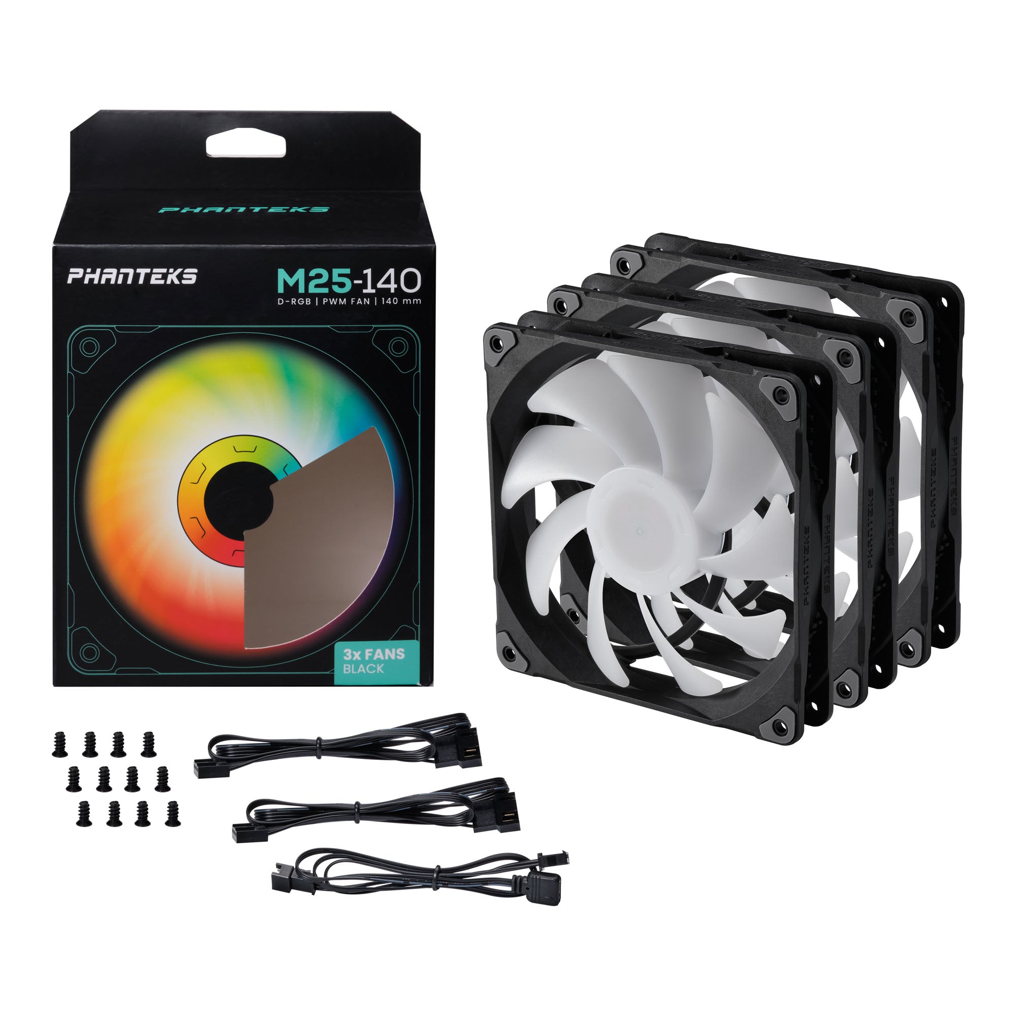 Phanteks M25-140 PWM DRGB Case Fan 機箱風扇 5年保養