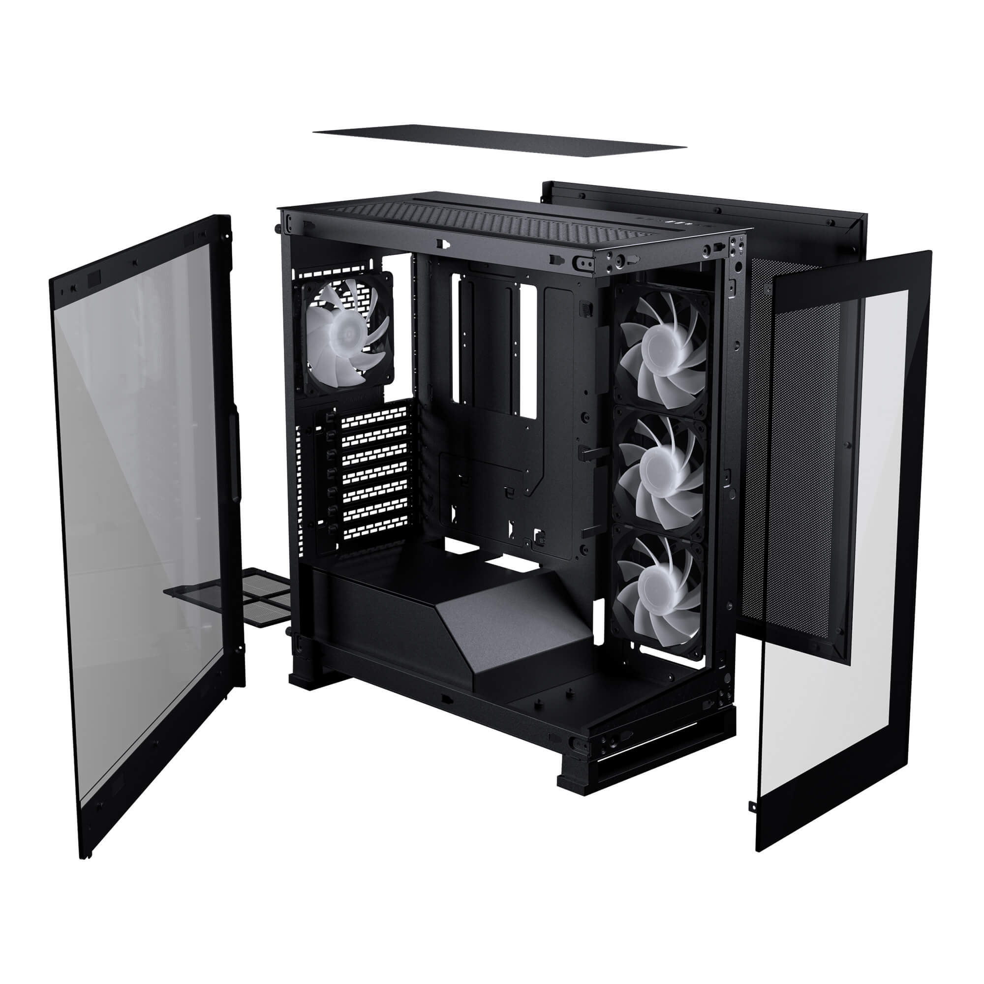 Phanteks NV5S  ATX Mid Tower Case 機箱(黑/白) (PH-NV523S)