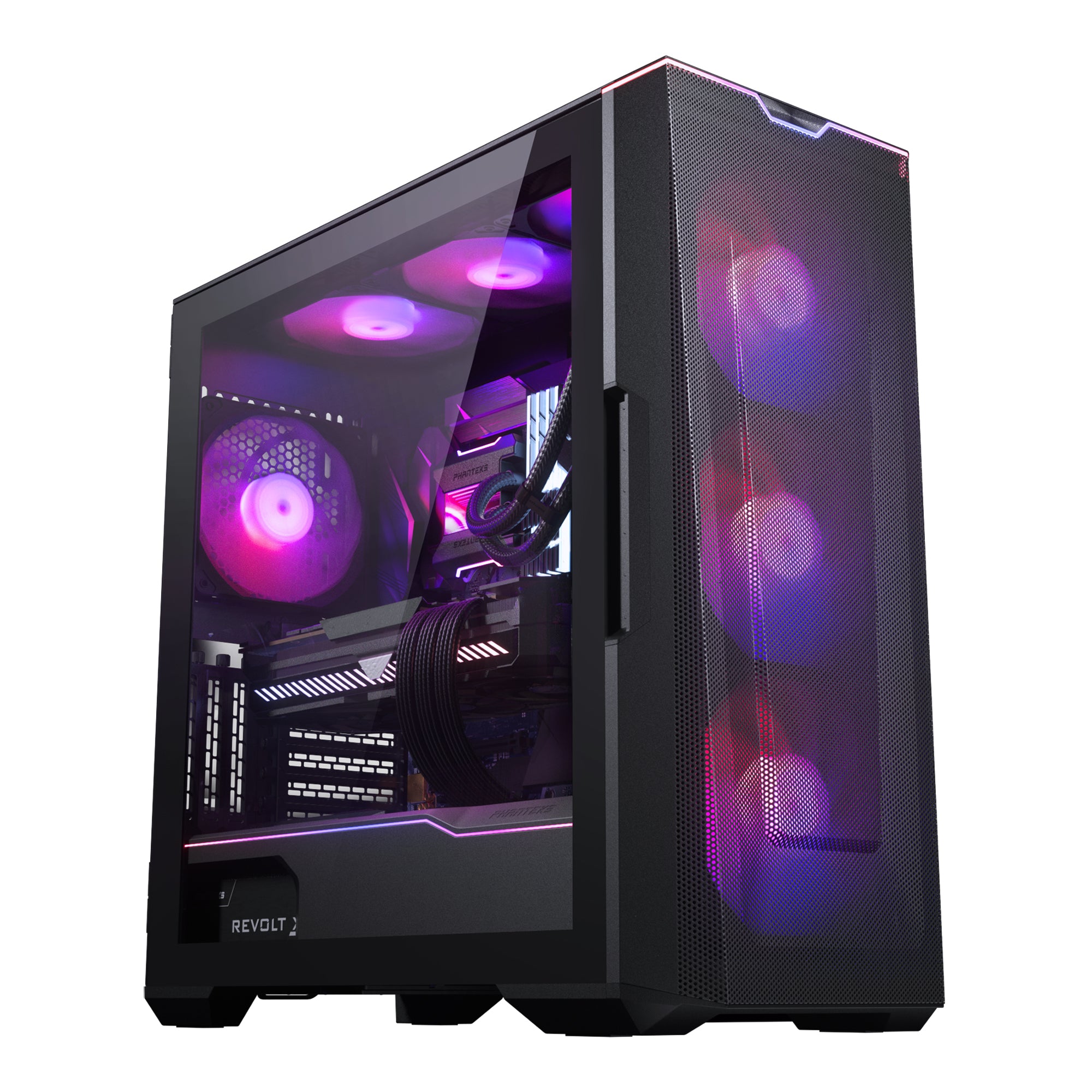 (附送3把風扇) Phanteks ECLIPSE G500A DRGB CASE e-ATX Case 中塔機箱 強化玻璃 MESH PANEL TEMPERED GLASS (PH-EC500GA)