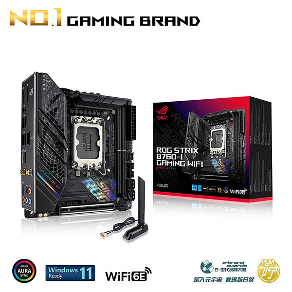 ASUS 華碩 ROG STRIX B760-I GAMING WIFI ITX 主機板 DDR5