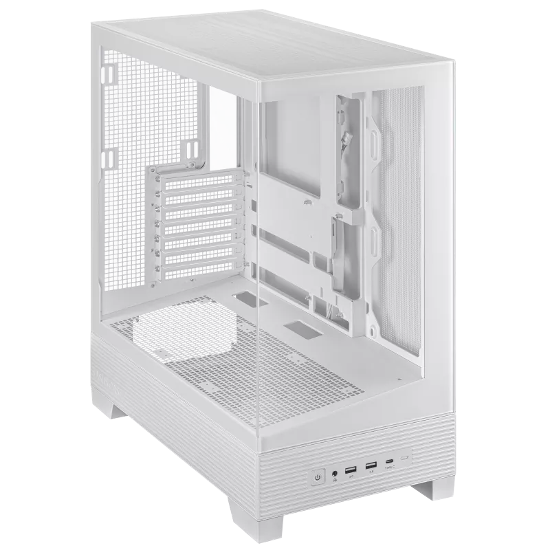 【支援背插底板】ASUS 華碩 A31 ATX 機箱 - Black/White 黑 / 白色