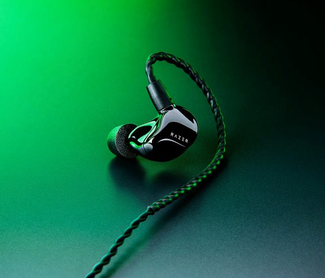 Razer Moray - Ergonomic In-ear Monitor for All-day Streaming  適合全天直播的人體工學設計入耳式監聽耳機