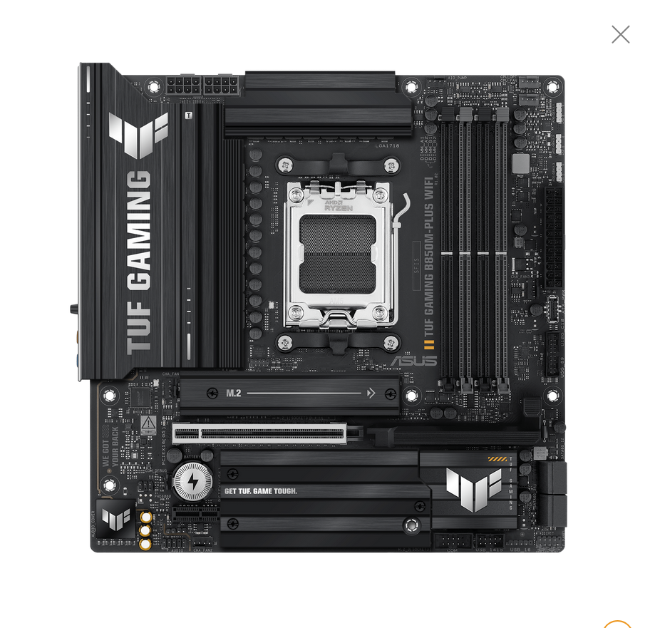 ASUS 華碩 TUF GAMING B850M-PLUS WIFI MATX 主機底板