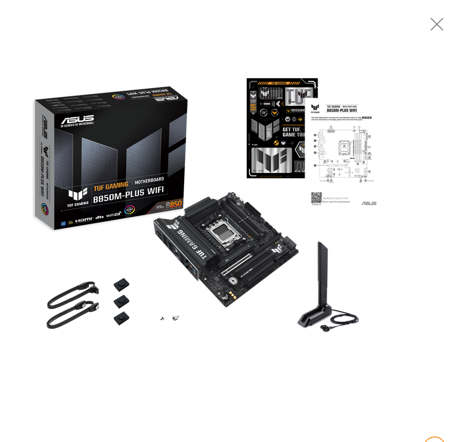 ASUS 華碩 TUF GAMING B850M-PLUS WIFI MATX 主機底板