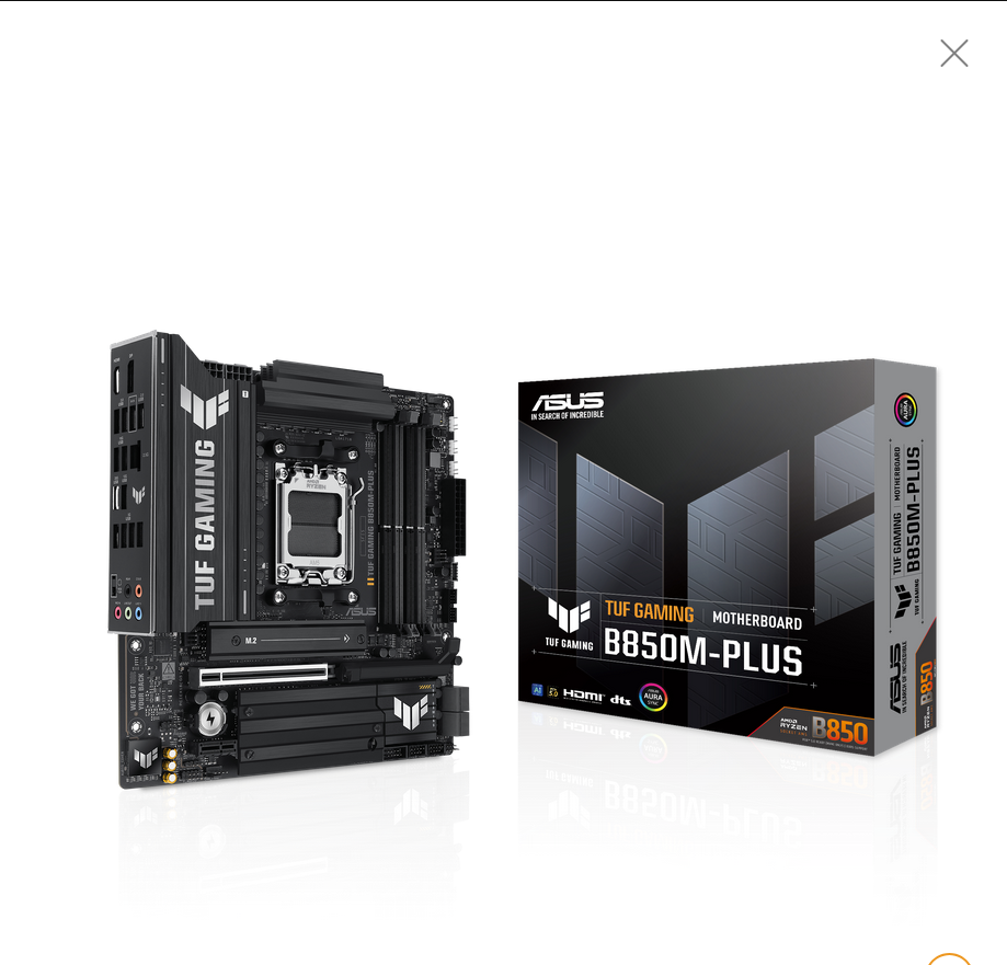 ASUS 華碩 TUF GAMING B850M-PLUS MATX 主機底板