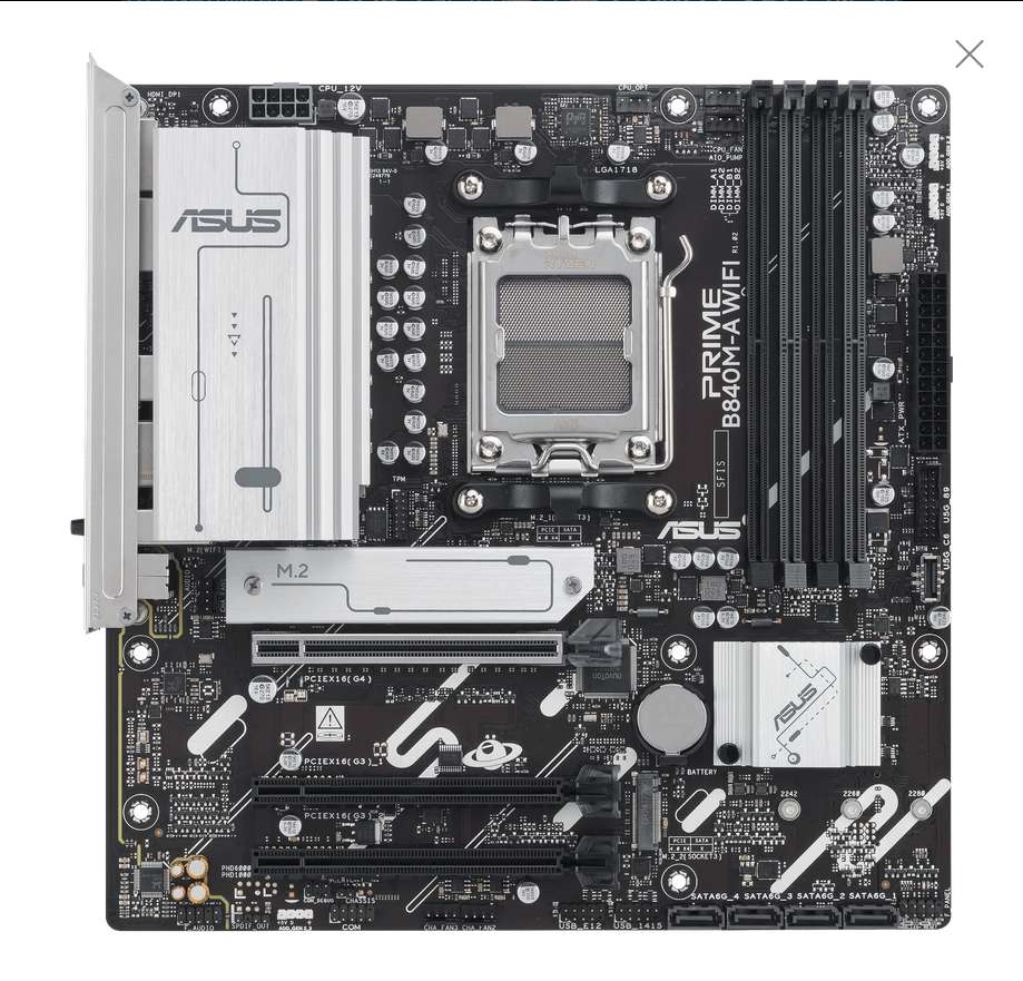 ASUS 華碩 PRIME B840M-A WIFI-CSM MATX 主機底板