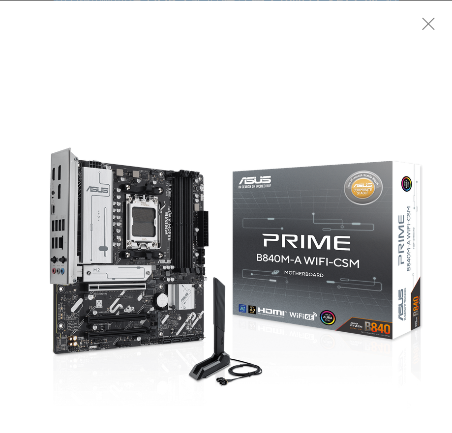 ASUS 華碩 PRIME B840M-A WIFI-CSM MATX 主機底板