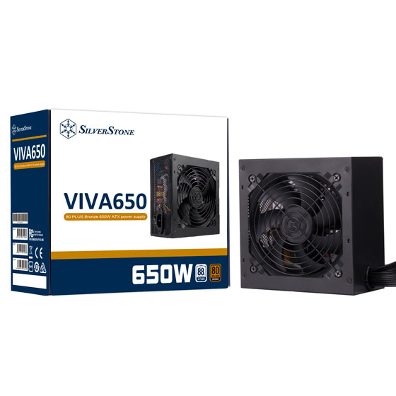【父親節獻禮】SilverStone VIVA 650 Bronze 650W 80 PLUS Bronze 銅牌 主機電源