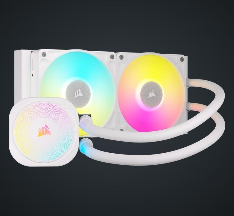 Corsair iCUE LINK TITAN 240 RX RGB 240mm 水冷散熱器 (黑/白)