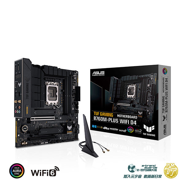 ASUS 華碩 TUF GAMING B760-PLUS WIFI D4 ATX 主機板 DDR4