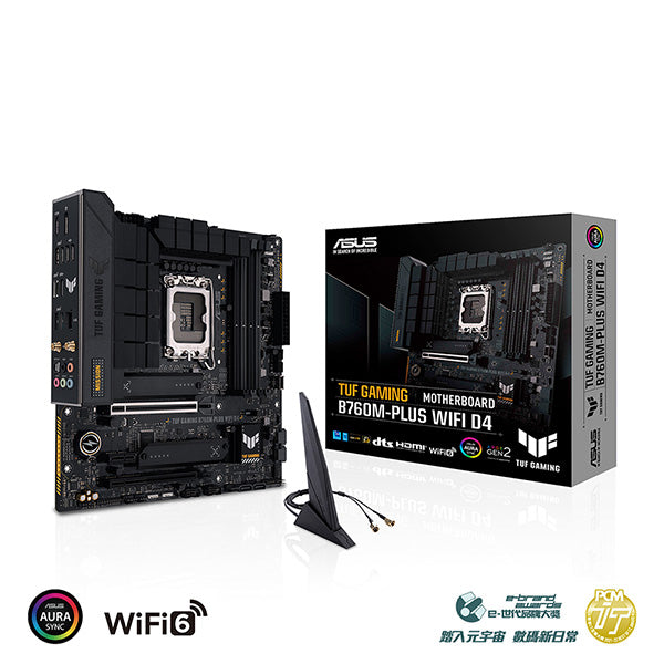 ASUS 華碩 TUF GAMING B760M-PLUS WIFI D4 Micro-ATX 主機板 DDR4