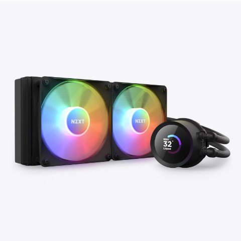 NZXT Kraken 240mm RGB AIO Dsplay 水冷散熱器