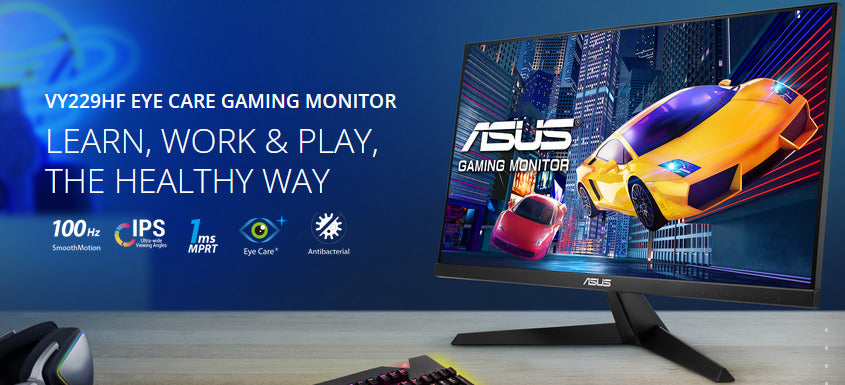 ASUS 華碩 VY229HF 藍光護眼顯示器 Gaming Monitor 21.45" FHD 100Hz IPS 1ms - 1920 x 1080