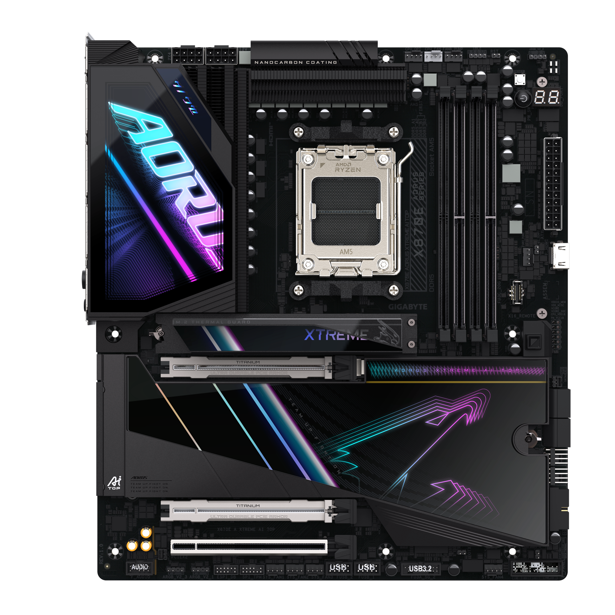 GIGABYTE 技嘉 X870 AORUS XTREME AI TOP EATX 主機板 (DDR5)