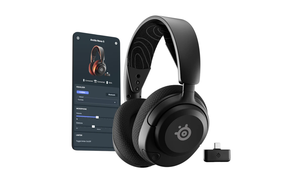 SteelSeries Arctis Nova 5 WIRELESS 無線遊戲耳機 (61671/61677/61674/61670/61676/61673)