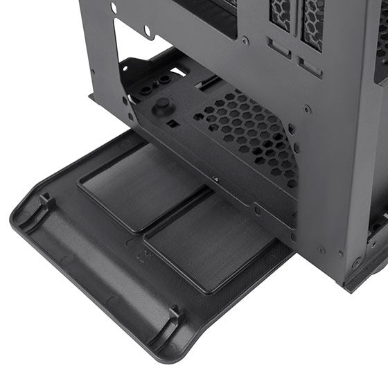 SilverStone SETA A1 鋁面板鋼製機身ATX (黑/銀/玫瑰金) ( SST-SEA1TB-G)
