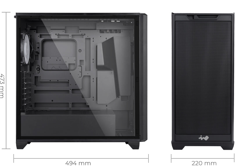 InWin D5 Mid Tower E-ATX CASE 機箱