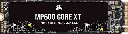 Corsair MP600 Core XT 1TB/2TB/4TB 3D QLC NVMe PCIe 4.0 x4 M.2 2280 SSD (CO-SSD-F1000GBMP600CXTR2/ CO-SSD-F2000GBMP600CXTR2/ CO-SSD-F1000GBMP600CXT)