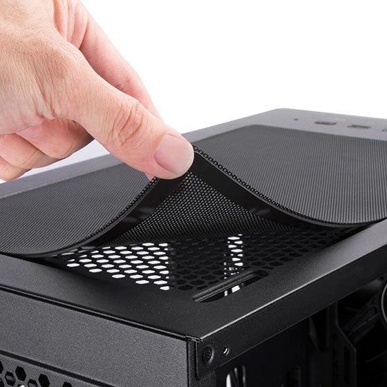SilverStone SETA A1 鋁面板鋼製機身ATX (黑/銀/玫瑰金) ( SST-SEA1TB-G)