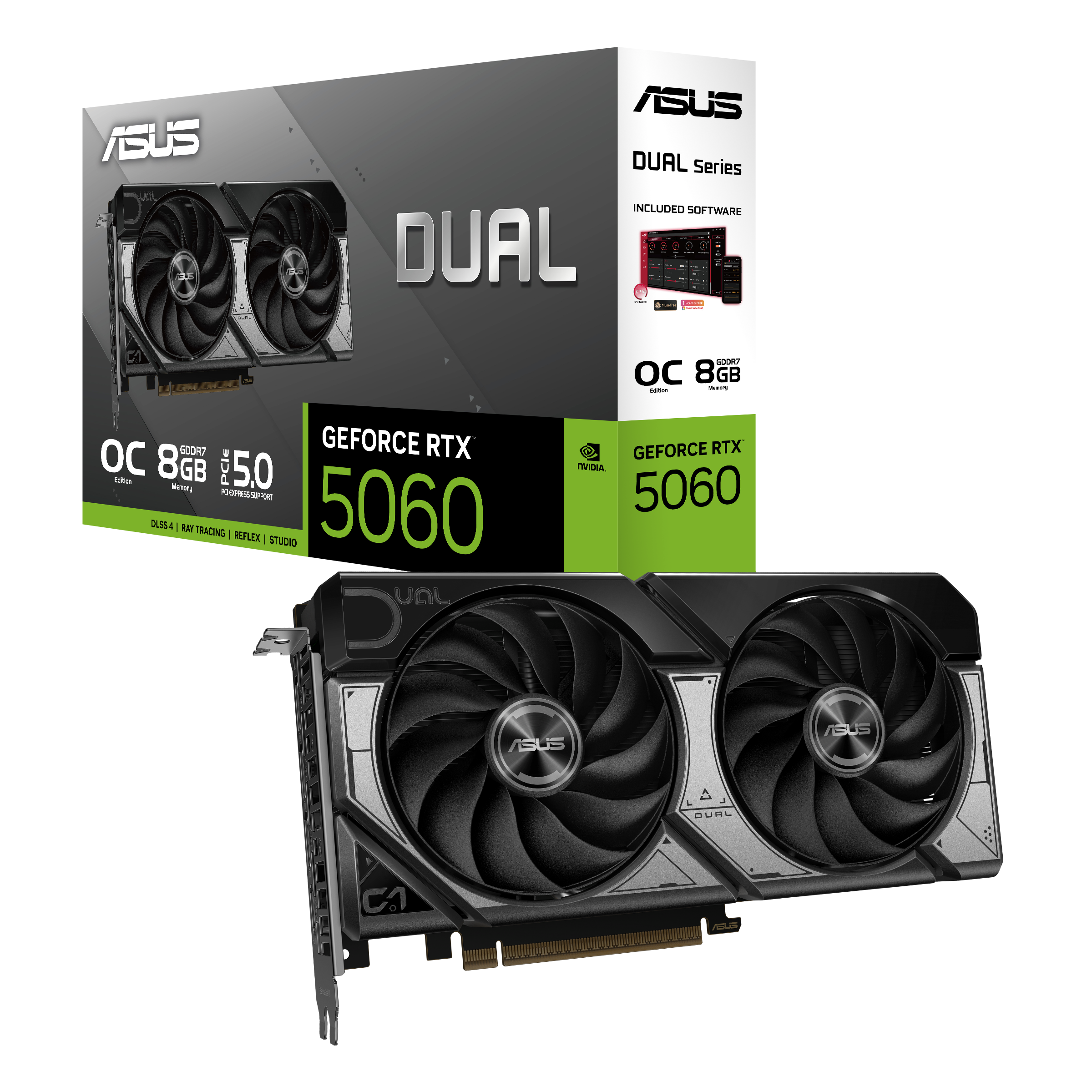 ASUS 華碩 Dual GeForce RTX 5060 顯示卡 8GB GDDR7 OC