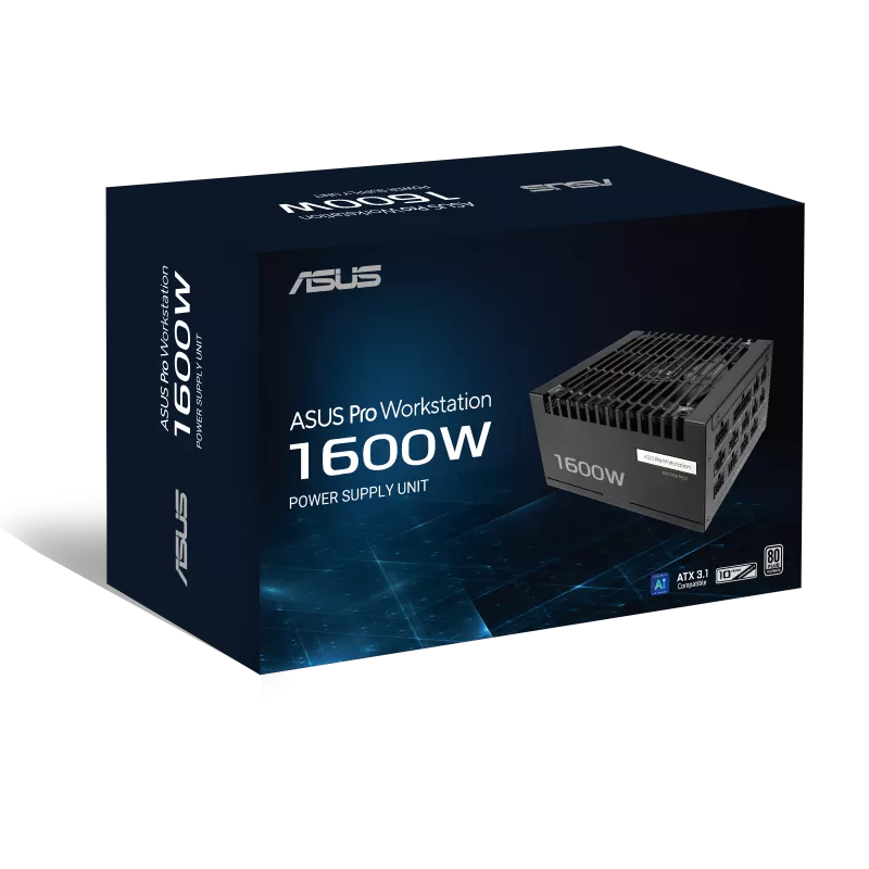 ASUS Pro WS 1600W Platinum PSU 白金 全模組 主機電源 10年保