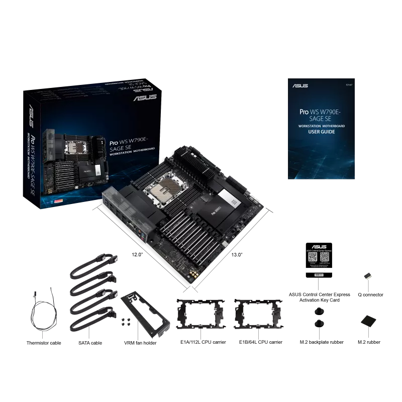 ASUS 華碩 Pro WS W790E-SAGE SE EEB 主機板 DDR5 LGA4677