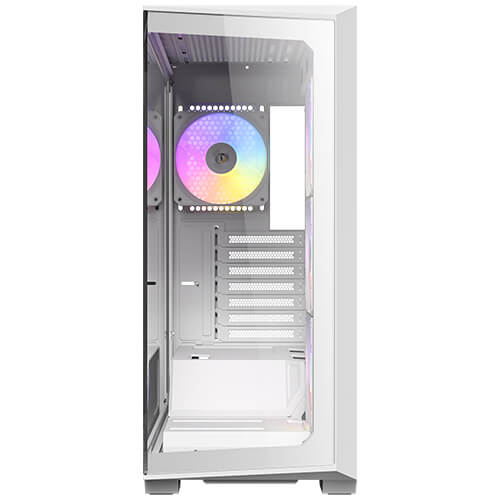 (內附4隻風扇) Antec C3 ARGB CASE ATX機箱 全景無立柱 (黑/白)